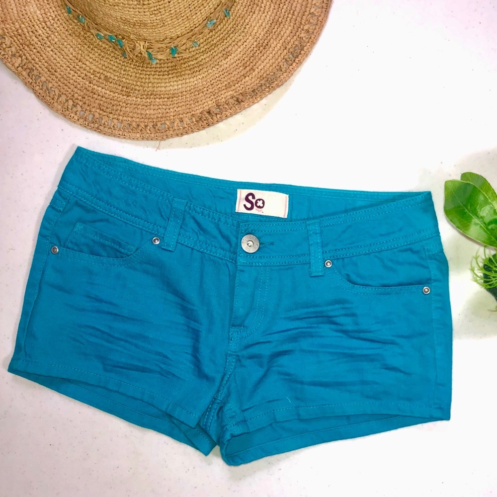 Blue jean shorts